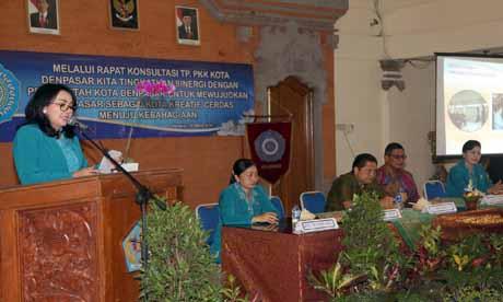 Rakon TP PKK Kota Denpasar Tahun 2016