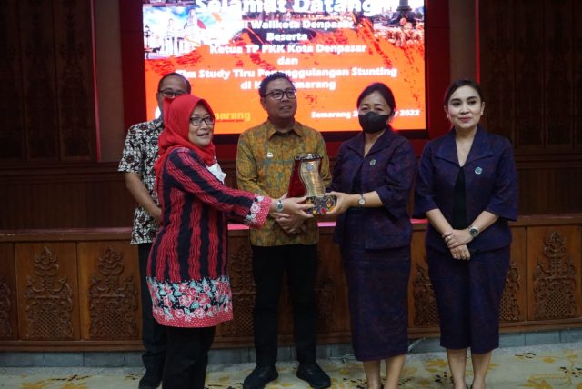 Upaya Turunkan Stunting, TP PKK Kota Denpasar Studi Tiru ke Kota Semarang