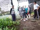 KETUA TP PKK KOTA DENPASAR TINJAU SENTRA PERTANIAN DENGAN BERSEPEDA