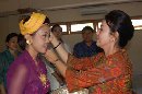 MEMBLUDAK, PESERTA PELATIHAN MEMBUAT SANGGUL BALI