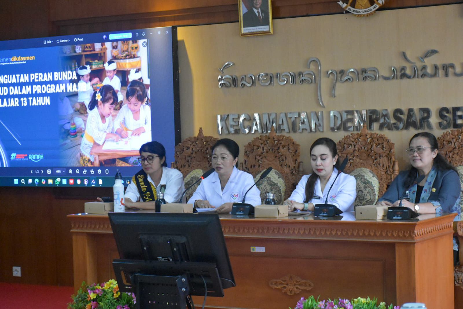 Bunda PAUD Denpasar, Ny. Sagung Antari Komitmen Sukseskan Program Wajib Belajar 13 Tahun, Jamin Akses Pendidikan Berkualitas Bagi Anak Usia Dini Lewat 1 Tahun Pra Sekolah